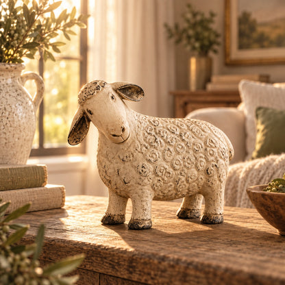 🔥😍Vintage Lamb – A Rustic Farmhouse Accent🐑