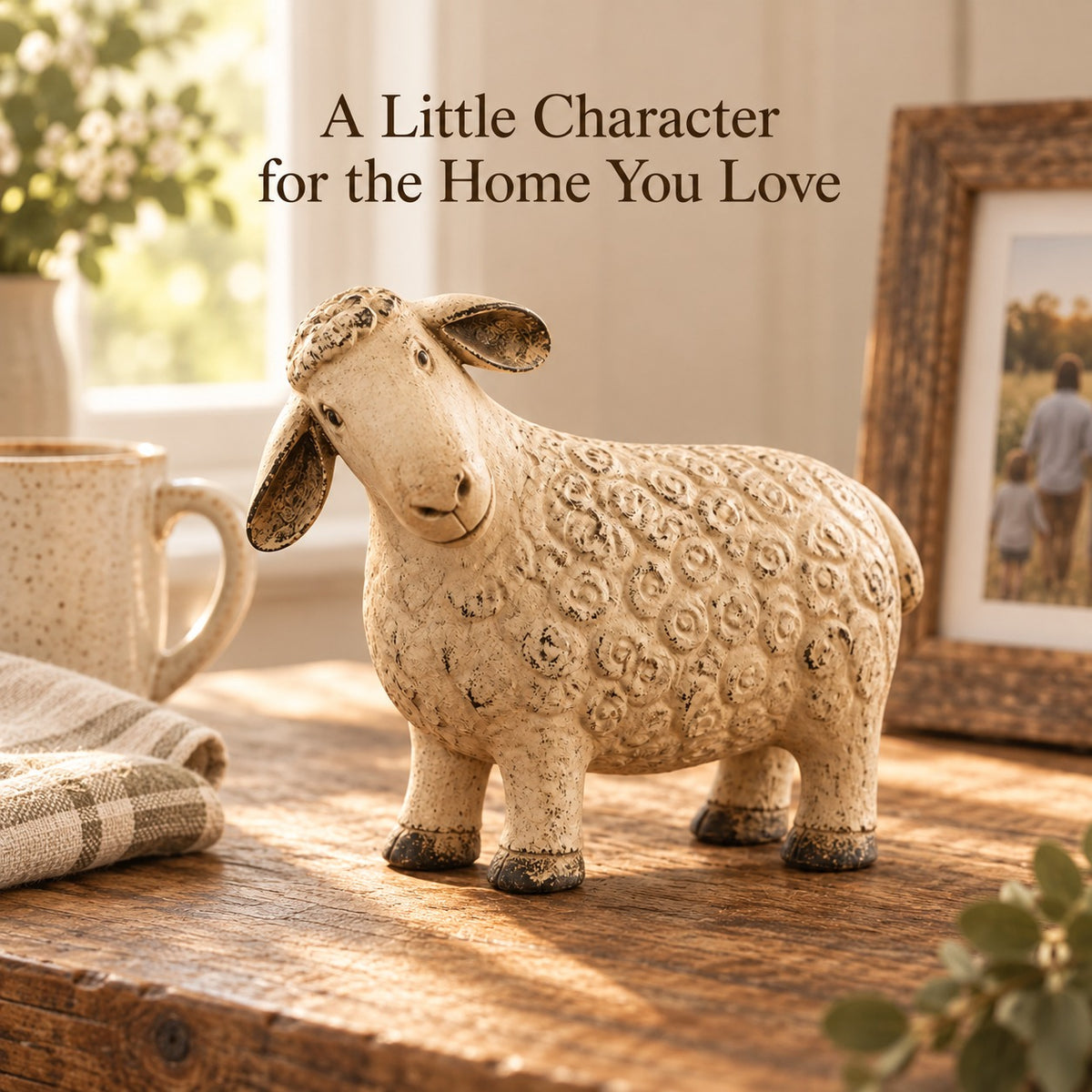 🔥😍Vintage Lamb – A Rustic Farmhouse Accent🐑