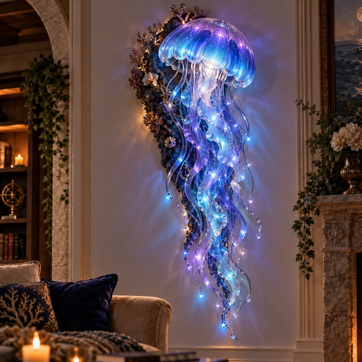 ✨Last Day 49% Off🔱👑Poseidon's Ocean Kingdom🌊Illuminated Ocean Wall Sculpture Collection