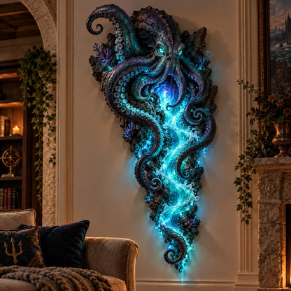 ✨Last Day 49% Off🔱👑Poseidon's Ocean Kingdom🌊Illuminated Ocean Wall Sculpture Collection