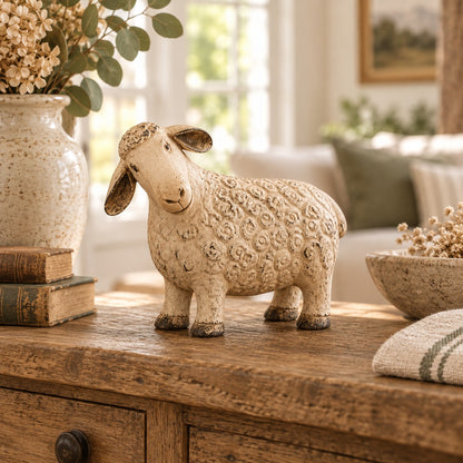 🔥😍Vintage Lamb – A Rustic Farmhouse Accent🐑
