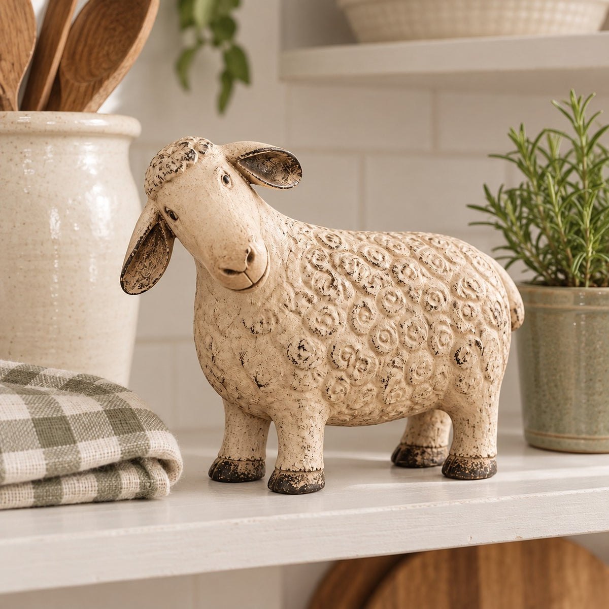 🔥😍Vintage Lamb – A Rustic Farmhouse Accent🐑
