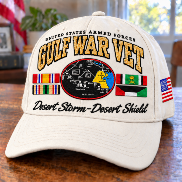 🇺🇸 Early Veterans Day Special — 60% OFF| 🏜️Gulf War Veteran Tribute Cap(🏆Honor Their Sacrifice)