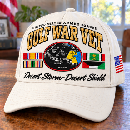 🇺🇸 Early Veterans Day Special — 60% OFF| 🏜️Gulf War Veteran Tribute Cap(🏆Honor Their Sacrifice)