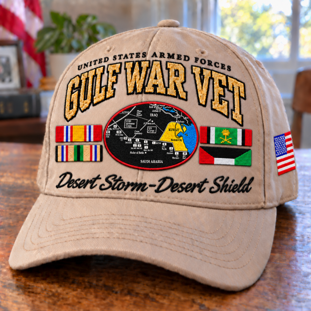 🇺🇸 Early Veterans Day Special — 60% OFF| 🏜️Gulf War Veteran Tribute Cap(🏆Honor Their Sacrifice)
