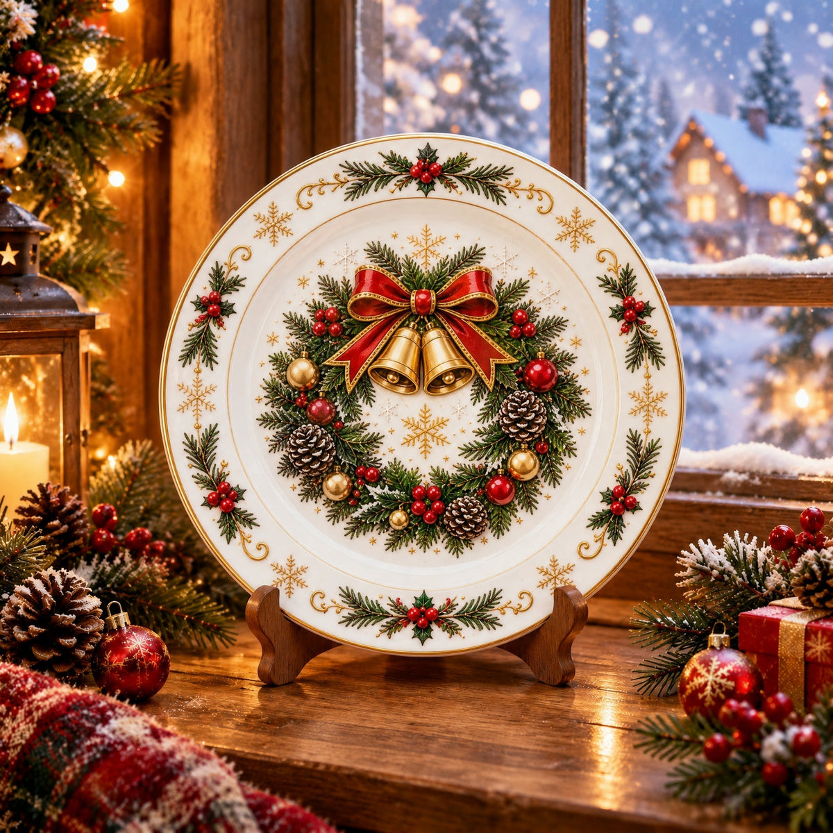 ⭐2026 USA Sale: Up to 50% OFF -🍽️Christmas Dinner Plate Collection
