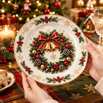⭐2026 USA Sale: Up to 50% OFF -🍽️Christmas Dinner Plate Collection