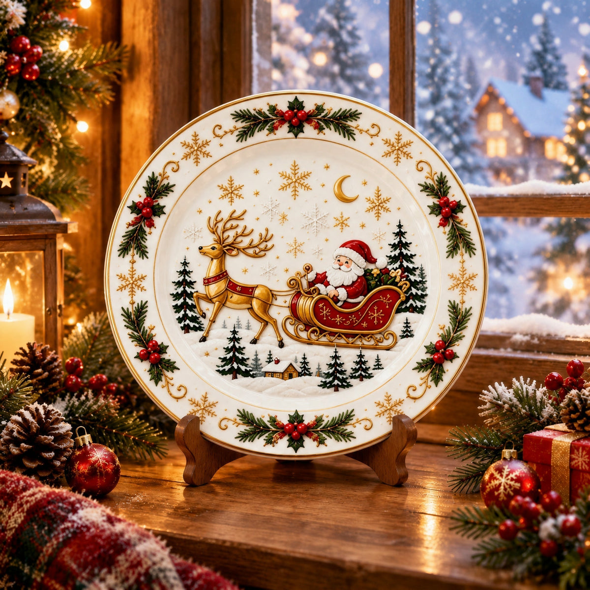 ⭐2026 USA Sale: Up to 50% OFF -🍽️Christmas Dinner Plate Collection