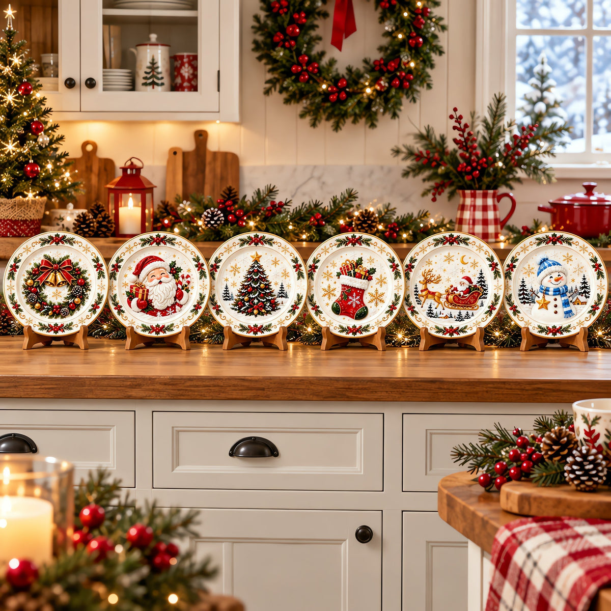 ⭐2026 USA Sale: Up to 50% OFF -🍽️Christmas Dinner Plate Collection