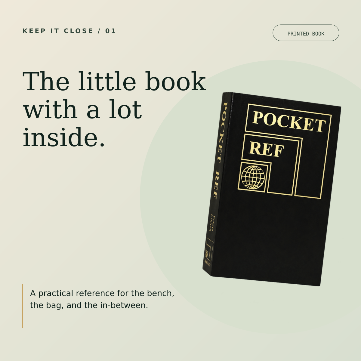 Pocket Ref 4th Edition compact printed reference book