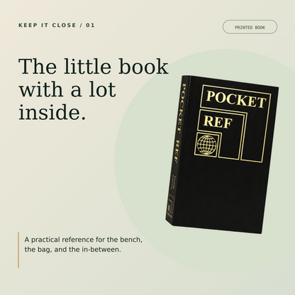 Pocket Ref 4th Edition compact printed reference book